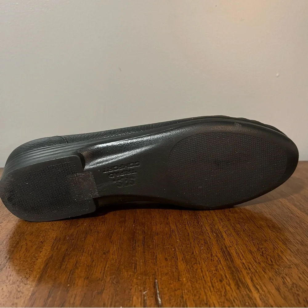 SAS Black Leather Loafers - Picture 9 of 12